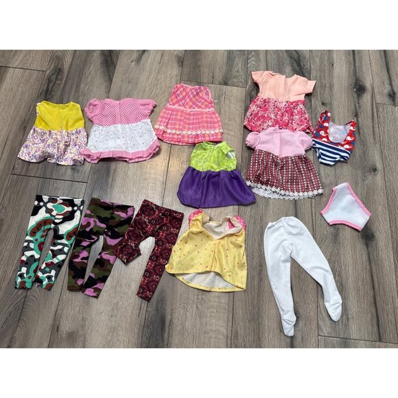 Assorted Doll Clothes Bundle - 14 Pieces - Bright Colors & Patterns - Picture 8 of 10